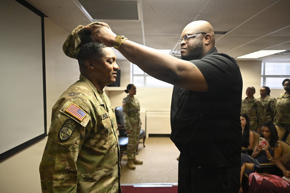 U.S. Army Master Sgt. Henrique K. Miller Promotion Ceremony