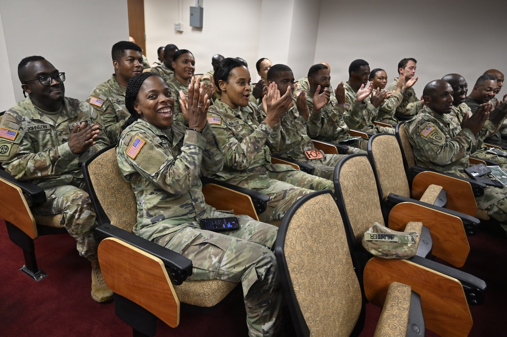 U.S. Army Master Sgt. Henrique K. Miller Promotion Ceremony