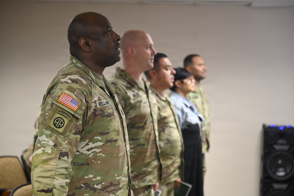 U.S. Army Master Sgt. Henrique K. Miller Promotion Ceremony