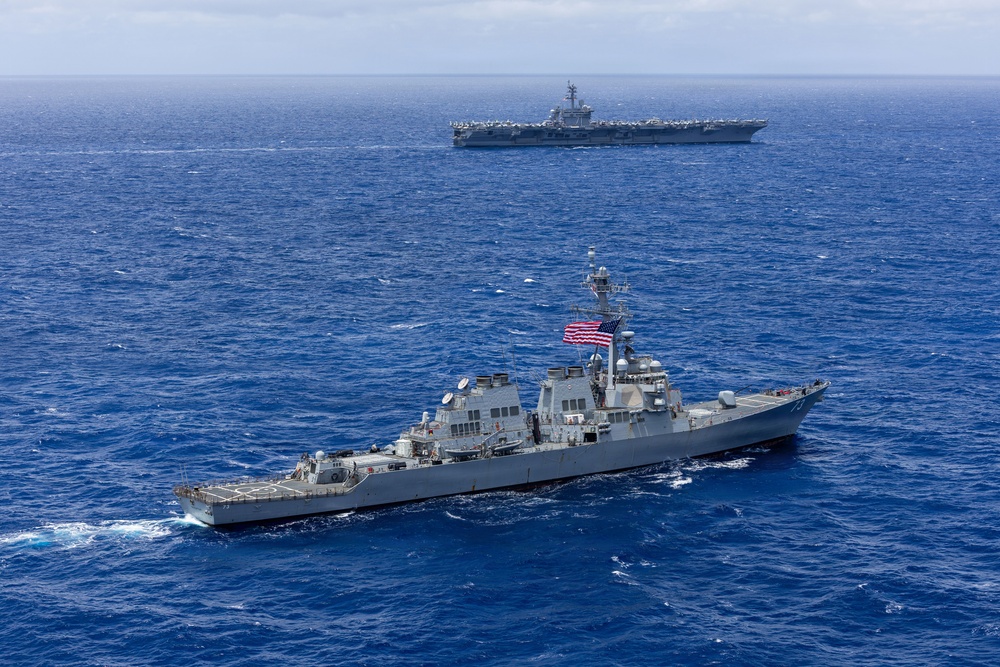 Partner navies sail in formation for RIMPAC 26