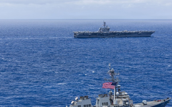 Partner navies sail in formation for RIMPAC 26