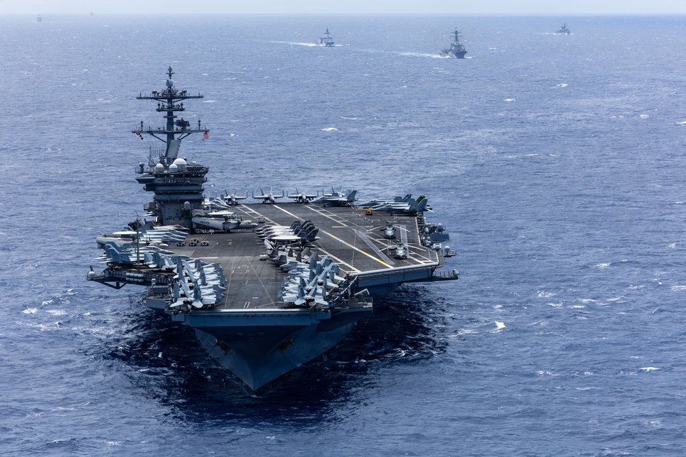 Partner navies sail in formation for RIMPAC 26