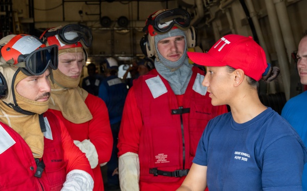 U.S. Coast Guard Cutter Kimball (WMSL 756) conducts helicopter crash training during RIMPAC 2026