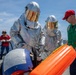 U.S. Coast Guard Cutter Kimball (WMSL 756) conducts helicopter crash training during RIMPAC 2026