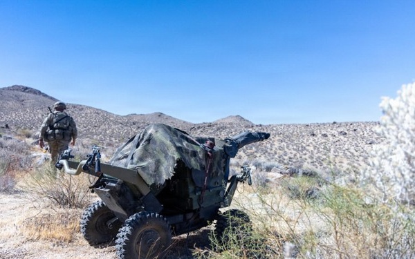 U.S. Soldier operates Infantry Molecular Robotic System