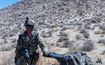 U.S. Soldier operates Infantry Molecular Robotic System