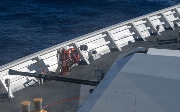 U.S. Coast Guard Kimball (WMSL 756) conducts GUNEX during RIMPAC 2026