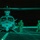 LCF-24: Lowlight Fast-roping drills A nighttime military operation on what appears to be a naval vessel flight deck, illuminated by green lighting. A military helicopter marked with the number '61' and a star insignia is running with rotors spinning while armed personnel in full combat gear approach or board the aircraft. The scene suggests a special operations insertion or extraction exercise.