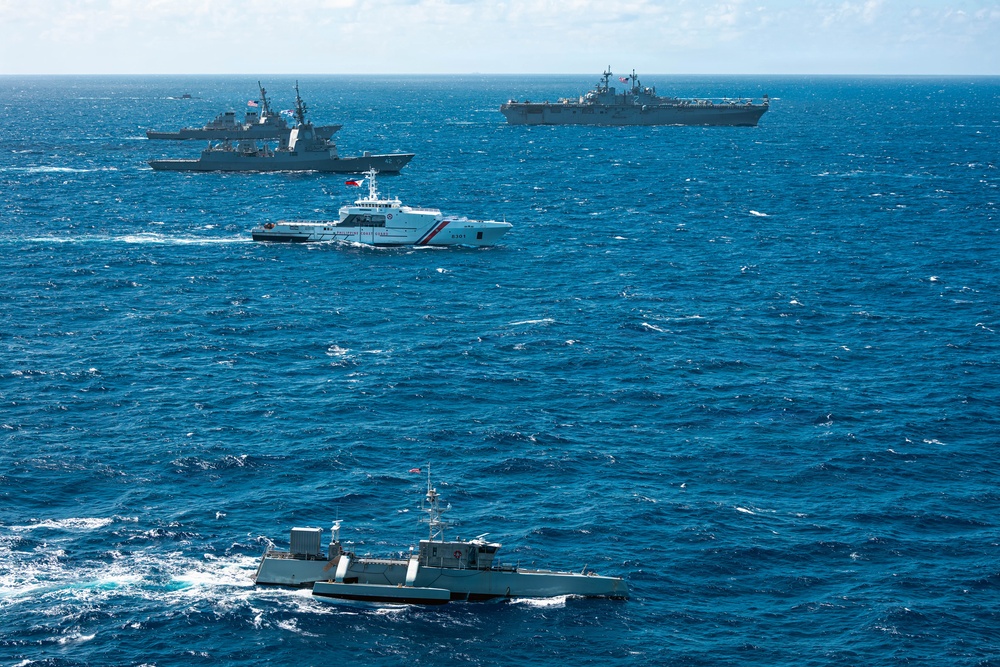 Partner Navies Sail in Formation for RIMPAC 26