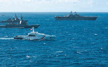 Partner Navies Sail in Formation for RIMPAC 26