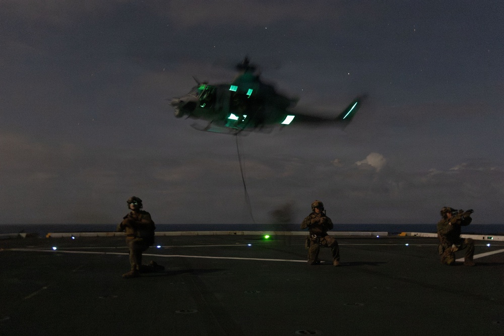LCF-24: Lowlight Fast-roping drills
