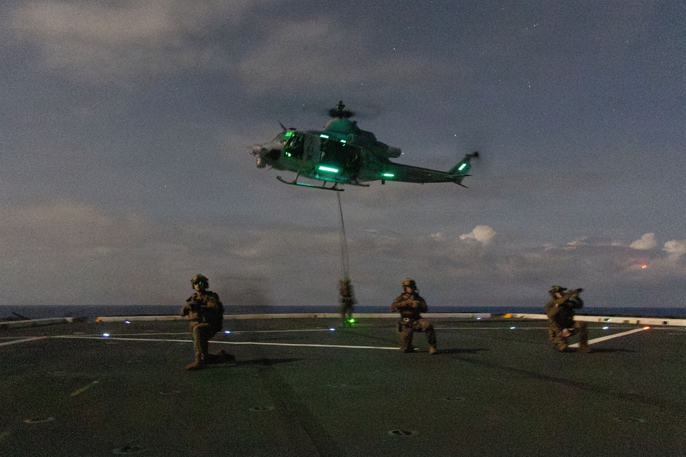 LCF-24: Lowlight Fast-roping drills