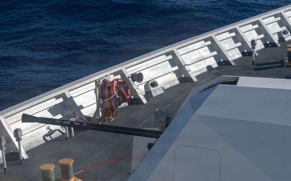 U.S. Coast Guard Kimball (WMSL 756) conducts GUNEX during RIMPAC 2026