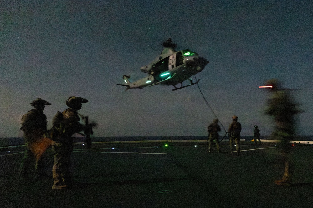 LCF-24: Lowlight Fast-roping drills