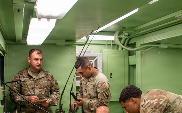 3678th CSSB HHC Establishes Tactical Operations Center During Annual Training