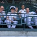 U.S. Navy Sailors attend a Seattle Mariners baseball game during Seattle Seafair Fleet Week