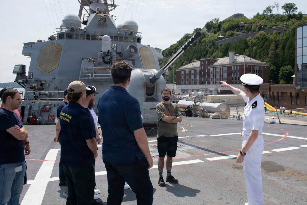 USS Mahan Hosts Tours During Rendez-vous Naval de Quebec (RVNQ) 2026