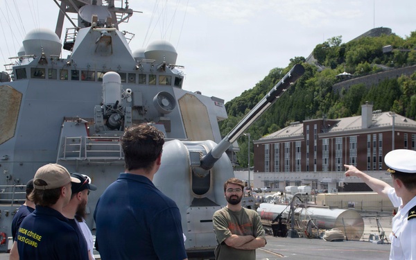 USS Mahan Hosts Tours During Rendez-vous Naval de Quebec (RVNQ) 2026