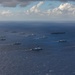 Partner nations participate in group sail lead by the USS Theodore Roosevelt during RIMPAC 26