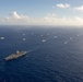 Partner nations participate in group sail lead by the USS Theodore Roosevelt during RIMPAC 26