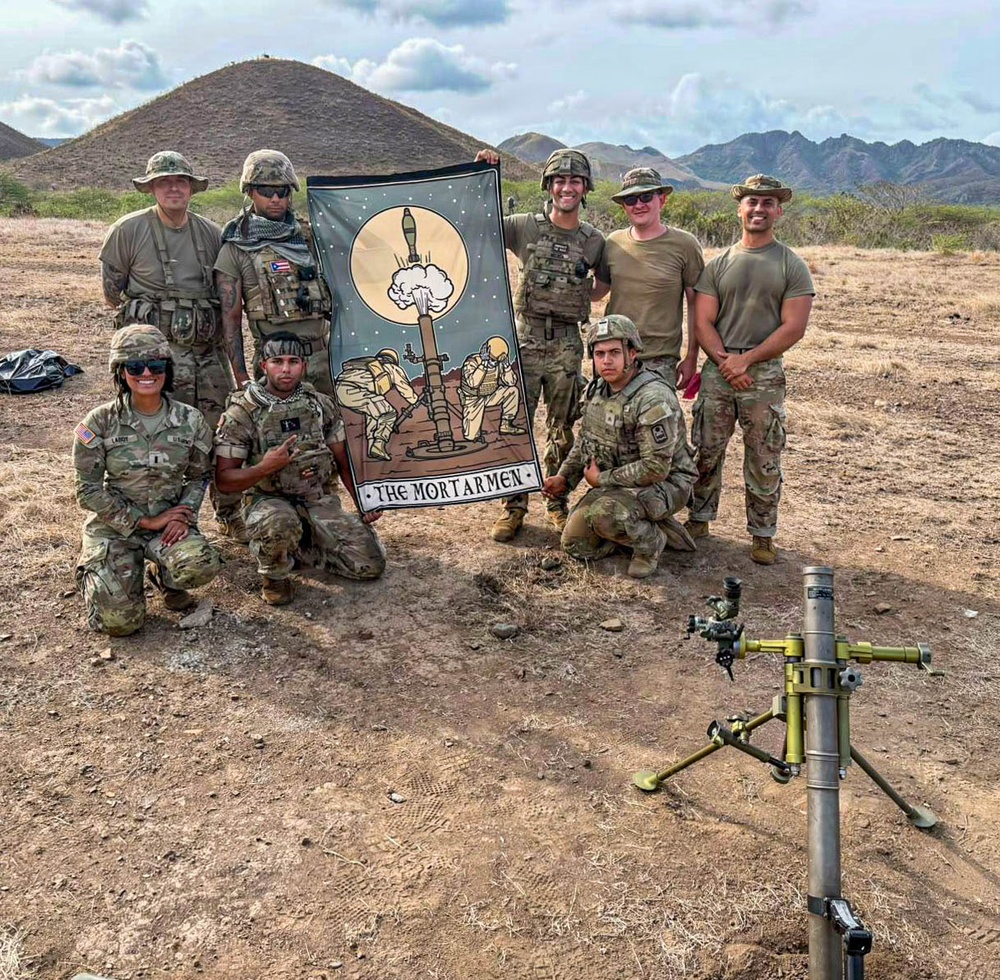 1st Battalion, 65th Infantry Regiment Mortar Platoon Conducts Live-Fire Qualification