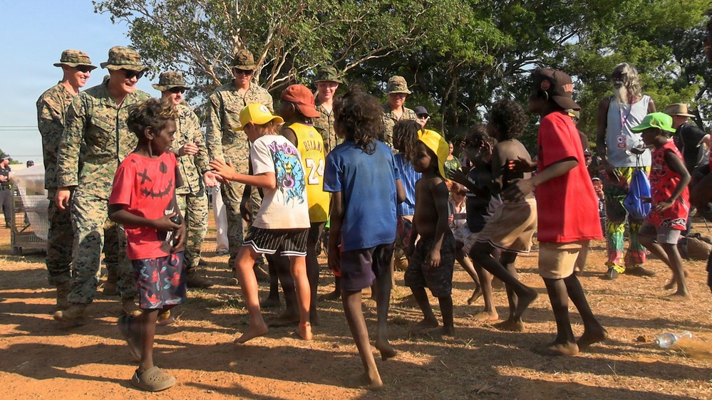 MRF-D Marines volunteer, participate at Tiwi Cultural Festival 2026