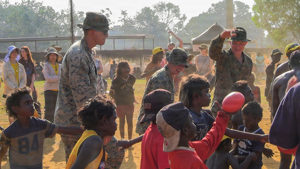 MRF-D Marines volunteer, participate at Tiwi Cultural Festival 2026