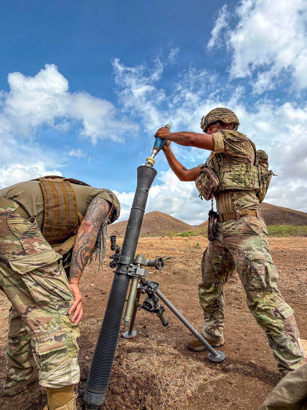1st Battalion, 65th Infantry Regiment Mortar Platoon Conducts Live-Fire Qualification