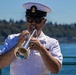 U.S. Navy Band Plays On Ferry For Seattle Fleet Week
