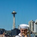 U.S. Navy Band Plays On Ferry For Seattle Fleet Week