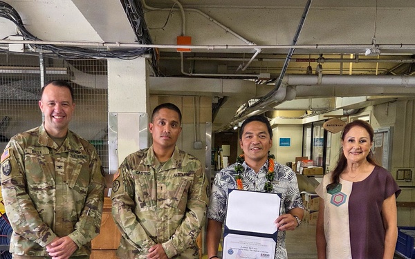 ESGR Patriot Award Recognizes Civilian Employer Support