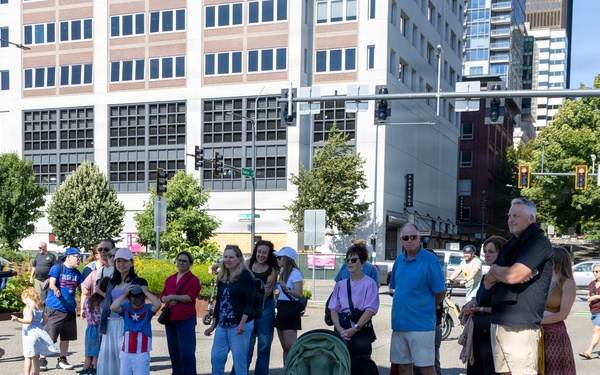 Navy Band Northwest Perform at Seattle Fire Station