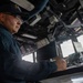 USS Mustin conducts replenishment-at-sea with USNS Wally Schirra