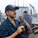 USS Mustin conducts replenishment-at-sea with USNS Wally Schirra