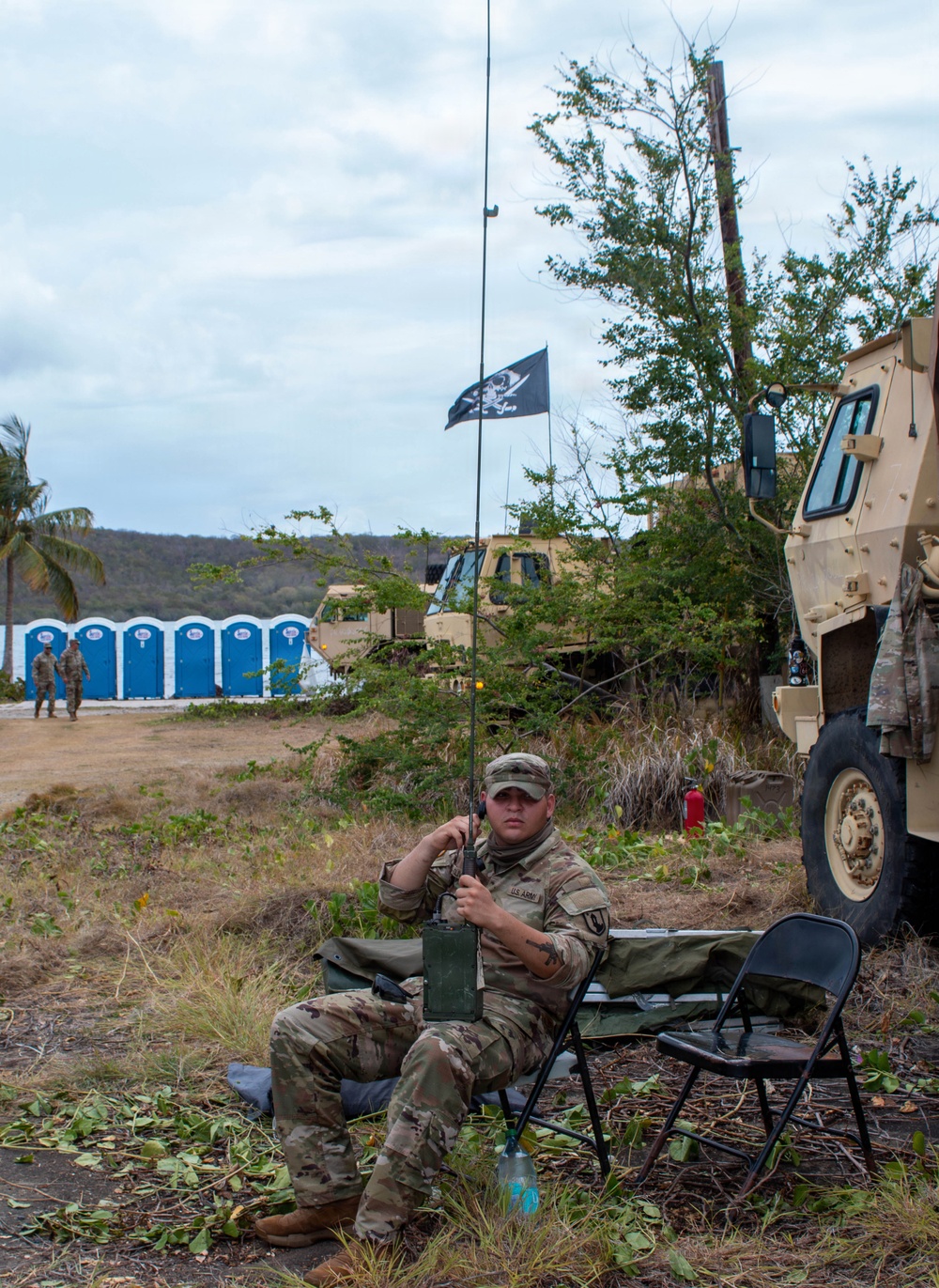 1473rd Quartermaster Company Establishes Field Logistics Hub During Annual Training