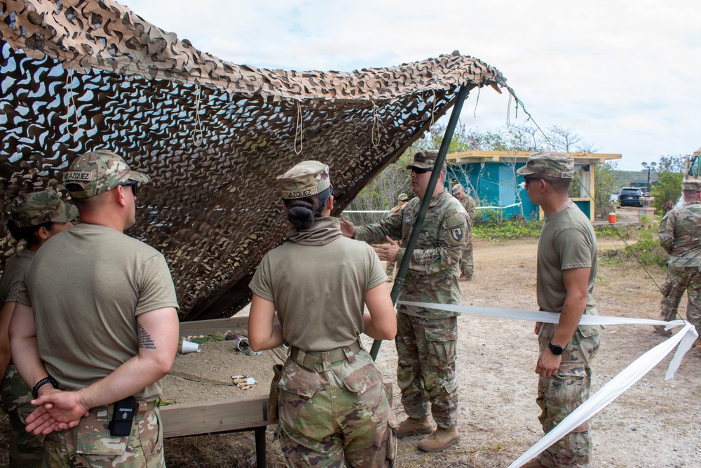 1473rd Quartermaster Company Leadership Reviews Operational Planning During Annual Training