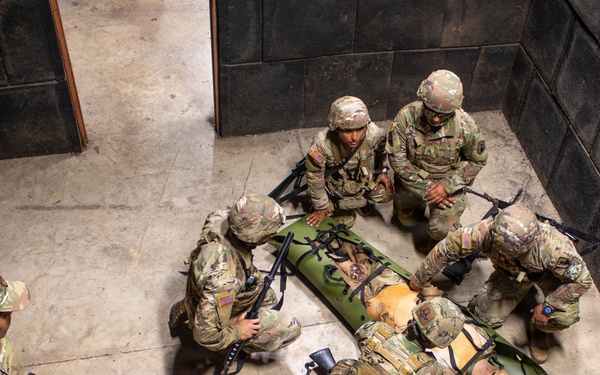 1065th Medical Company (Area Support) Conducts Integrated Medical Training Lane
