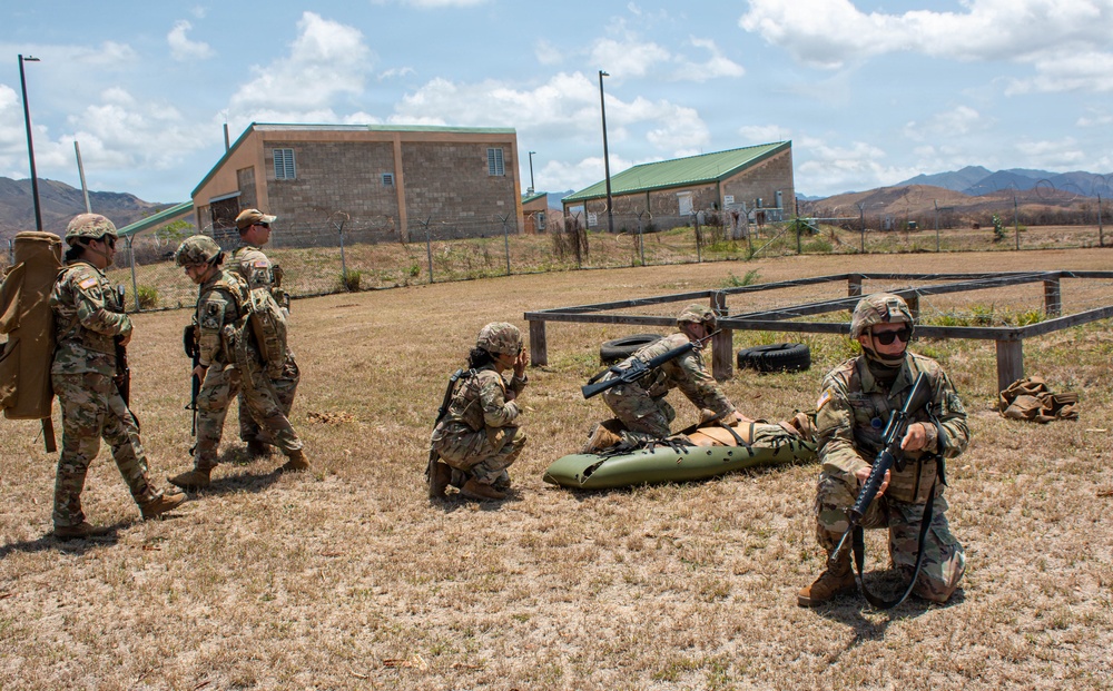 1065th Medical Company (Area Support) Conducts Integrated Medical Training Lane
