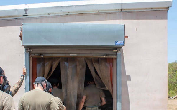 3678th CSSB HHC  and the 1- 65th Infantry Regiment conducts CBRNE Training