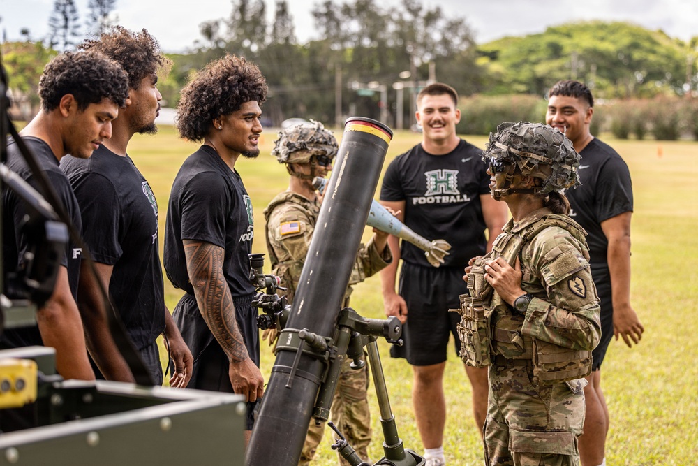 Tropic Lightning, Rainbow Warriors Attend a Community Engagement Event on Schofield Barracks, Hawaii