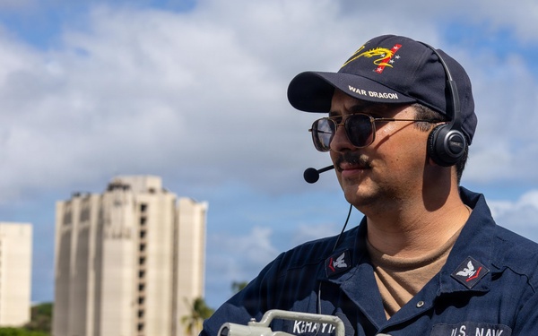 Sailors stand watch during RIMPAC 2026