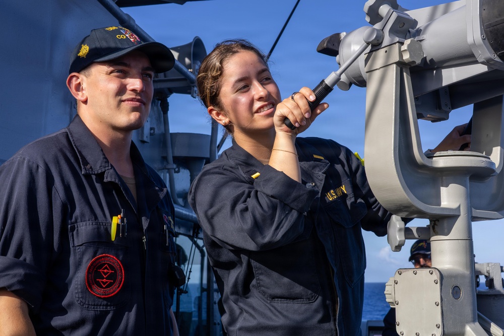 Sailors stand watch during RIMPAC 2026