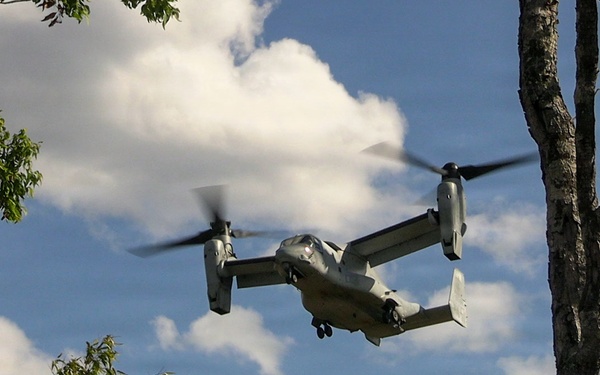 US Marines with MRF-D conduct mass casualty training event