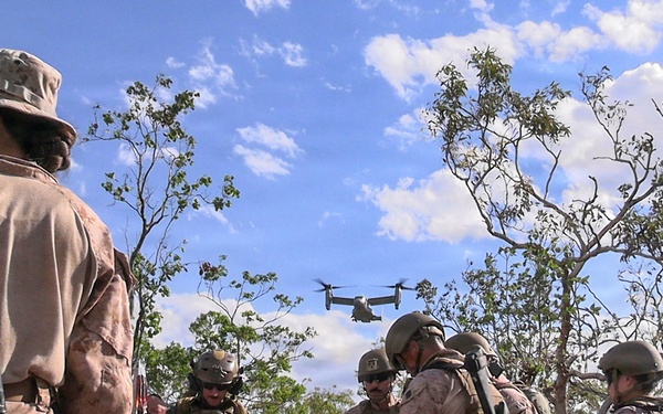 US Marines with MRF-D conduct mass casualty training event