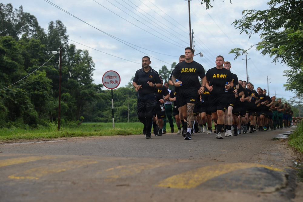 Physical Training Bonds U.S. Soldiers and Partners in Bangladesh