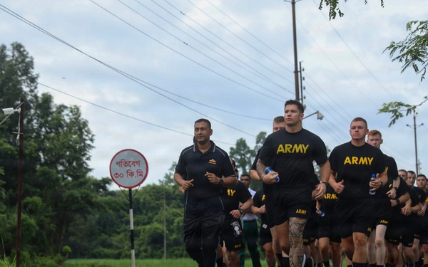 Physical Training Bonds U.S. Soldiers and Partners in Bangladesh