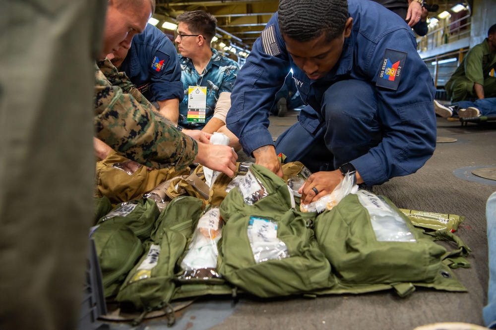 USS Essex conducts NEO exercise