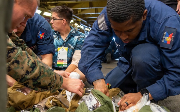 USS Essex conducts NEO exercise