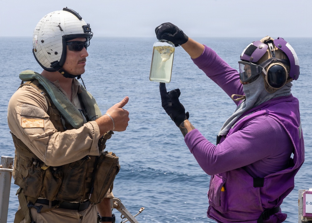 Flight Operations Aboard USS Ross