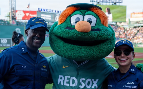 Rear Adm. Michael Platt First Pitch at Fenway Park